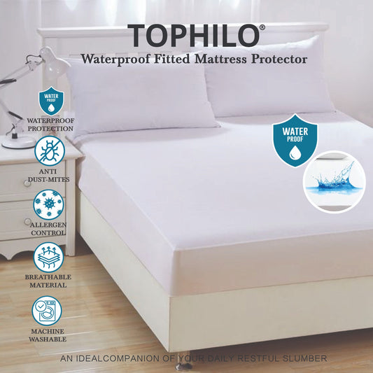 TOPHILO Mattress Protector Waterproof Fitted