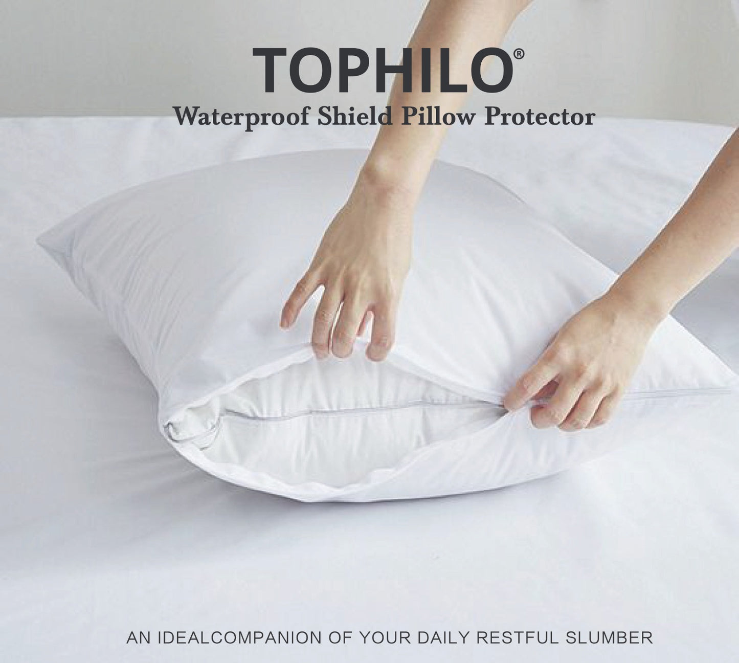 TOPHILO Waterproof Shield Pillow Protector